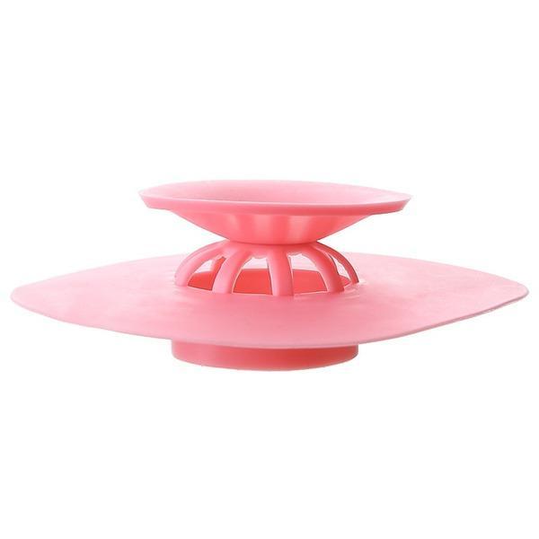 1163 Creative 2-in-1 Silicone Sewer Sink Sealer Cover Drainer (multicolour) 1163 Creative 2-in-1 Silicone Sewer Sink Sealer Cover Drainer (multicolour)